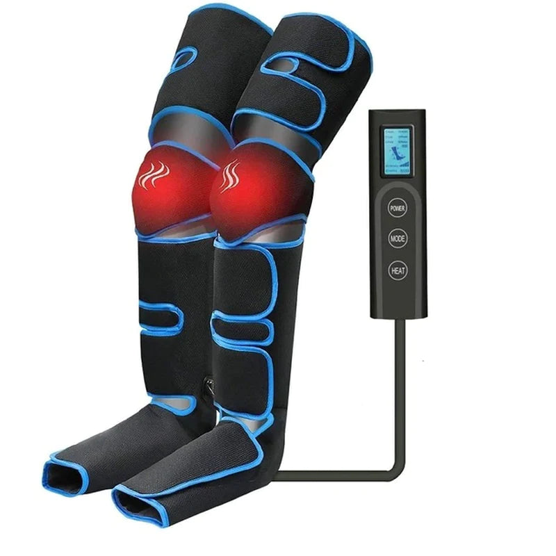 360° Foot Air Pressure Leg Massager Promotes Blood Circulation, Body Massager, Muscle Relaxation, Lymphatic Drainage Device 2023