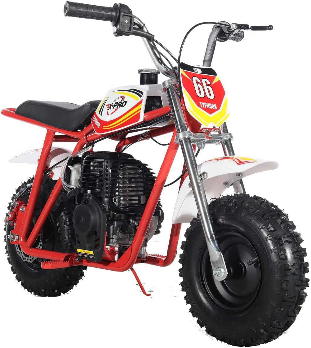 40Cc Mini Dirt Bike Pit Bike Gas Power Bike off Road Motorcycle,Red