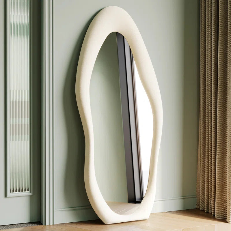 Amon Full Length Mirror Wavy Mirror Floor Mirror