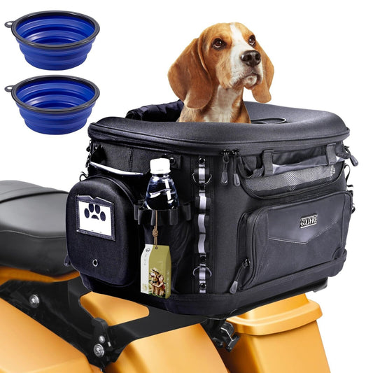 Motorcycle Dog Carrier, Portable Pet Carrier Pet Travel Bag Cat Carrier Bag F...